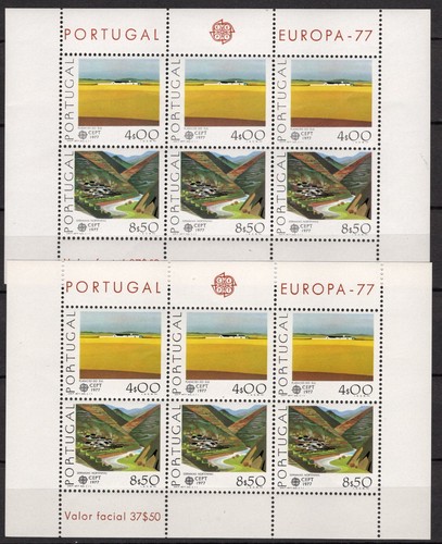Europa cept 1977 - europa, portugal,