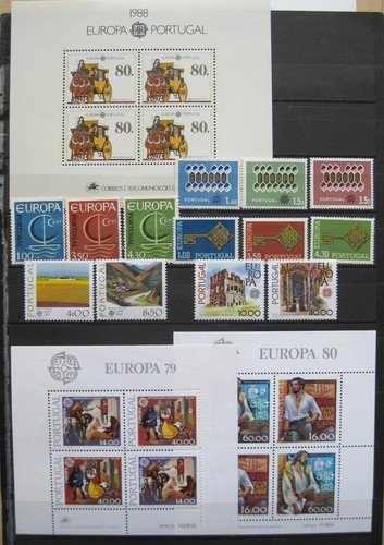 Portugal europamarken aus 8 - portugal,,
