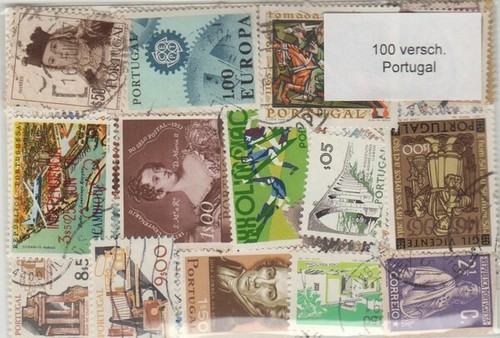100 verschiedene briefmarken - ,