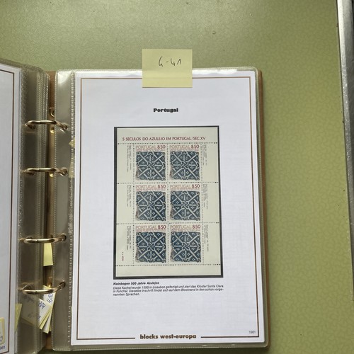 Sammlung europa blocks - europa,