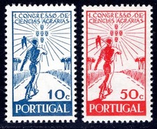 PORTUGAL 1943 663-664 **