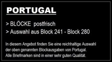 PORTUGAL Auswahl diverser