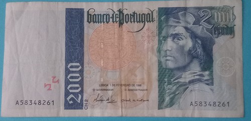 Portugal 2000 escudos 1998 - portugal,