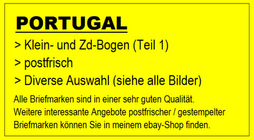 Portugal auswahl postfrischer - portugal,