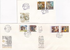 Portugal, 5 Europa FDC, 1977 /