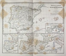 historische Karte: Iberische