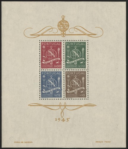 Portugal block 100 jahre - 100,