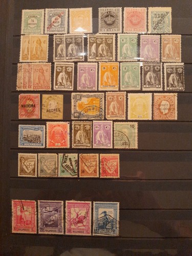 Sammlung alte briefmarken - sammlung,